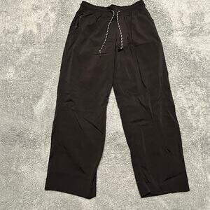 Athleta Pants Womens 10 Tall Trekkie Straight Cropped Black Hiking